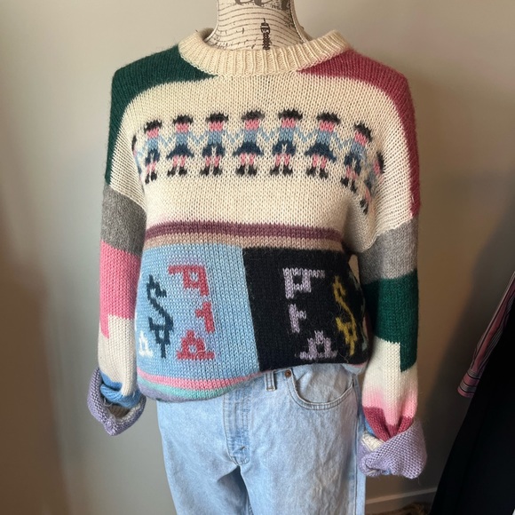 Vintage made in Peru wool sweater - Picture 1 of 3
